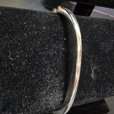 Sterling steel Hoop earrings and bracelet