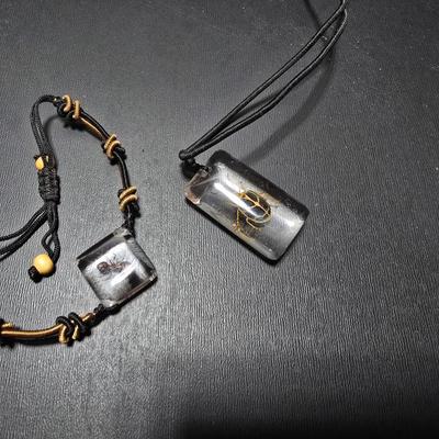 Ant and Beetle necklace