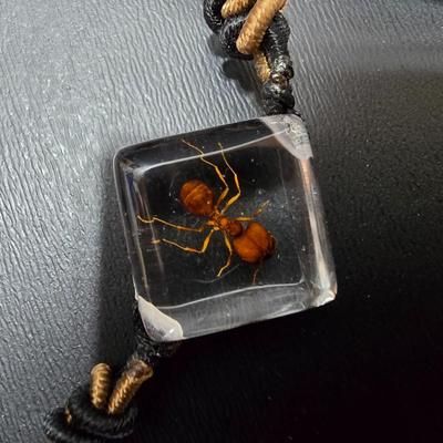 Ant and Beetle necklace
