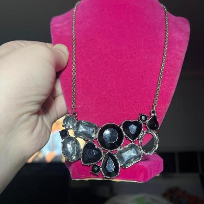 Silver toned necklace