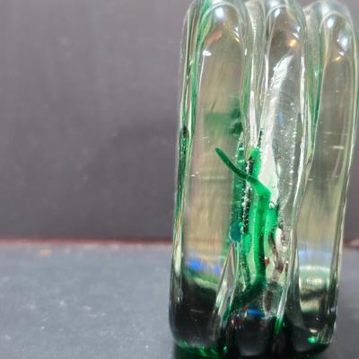 Murano style glass Fish / aquarium paperweight