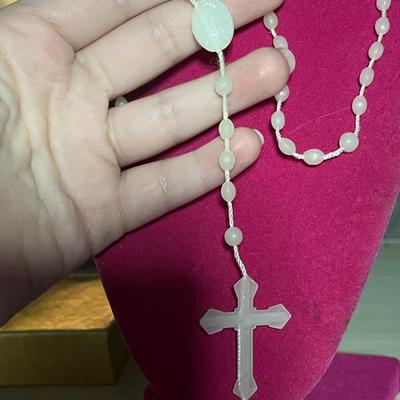 White rosary