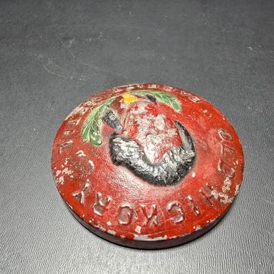 Neptune Meter Co Tribute water meter replica paperweight and a Babbitt metal /lead paperweight