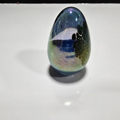 Decorative Glass Egg shaped paperweights
