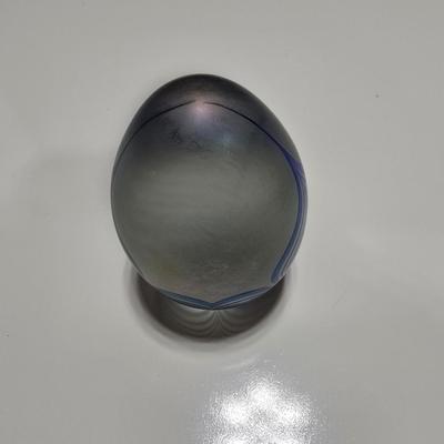Decorative Glass Egg shaped paperweights