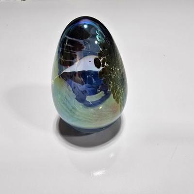 Decorative Glass Egg shaped paperweights