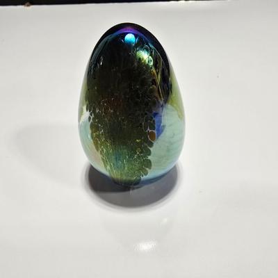 Decorative Glass Egg shaped paperweights