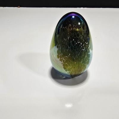 Decorative Glass Egg shaped paperweights