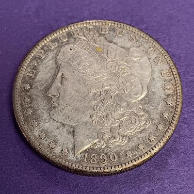 1890-S MORGAN SILVER DOLLAR