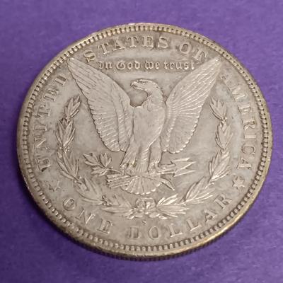 1890-S MORGAN SILVER DOLLAR