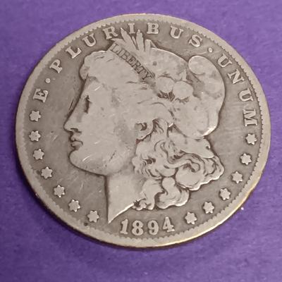 1894-O & 1896-S MORGAN SILVER DOLLARS