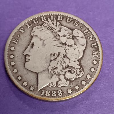 1887-O & 1888-O MORGAN SILVER DOLLARS