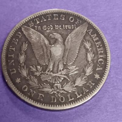1891-CC MORGAN SILVER DOLLAR
