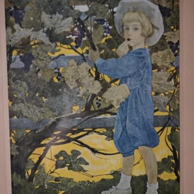 JESSIE WILCOX SMITH PRINT " THE SENSES OF TASTE"