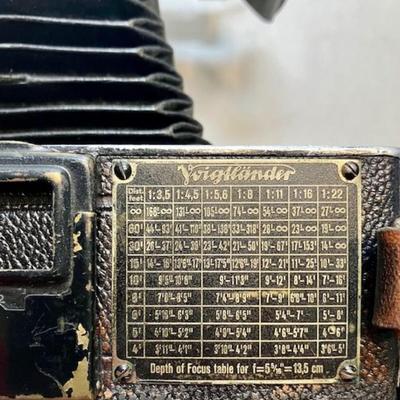 Voigtlander Avus 9 x 12 Folding Plate Camera