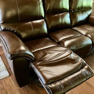 La-Z-Boy Leather Recliner Sofa