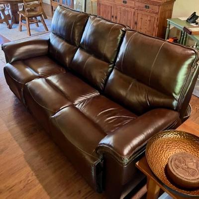 La-Z-Boy Leather Recliner Sofa