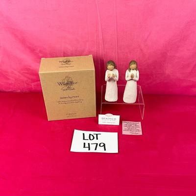 Lot A 479 Willow Tree “Sisters by Heart” Figure NEW Demdaco