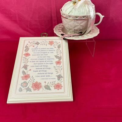 Lot A 480 Lenox “Tied with Hope” Teacup