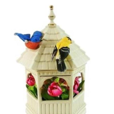 Lot A 484 Lenox Vintage Picture”Sweet Spring Gazebo” NEW
