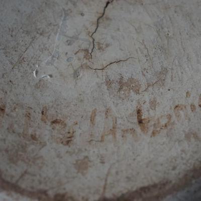 ACOMA PUEBLO VESSEL HAND CRAFT & DECORATED 11" - SIGNED M. ANTONI0