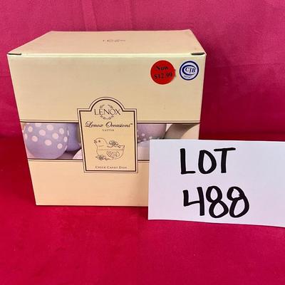 Lot A 488 Lenox Occasions Easter Chick Candy Dish