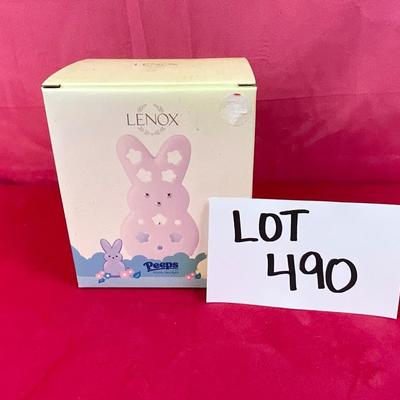 Lot A 490 Lenox Peeps Bunny Votive Holder New