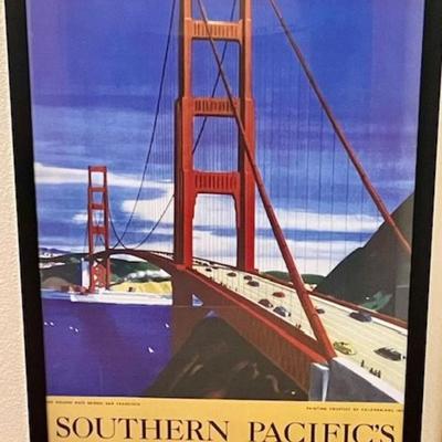 Southern Pacific San Francisco Framed Poster