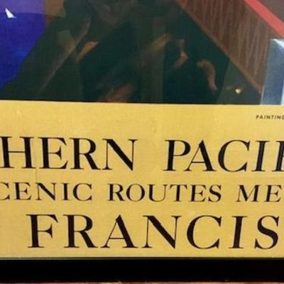 Southern Pacific San Francisco Framed Poster