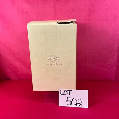 Lot A 502 Lenox Ivory & Gold Candle Lamp NEW