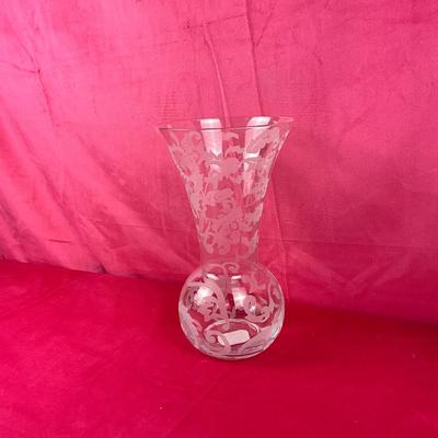 Lot A 503 Lenox Floral Nouveau Clear Vase
