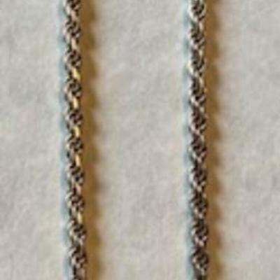 18 Inch Sterling Silver Necklace