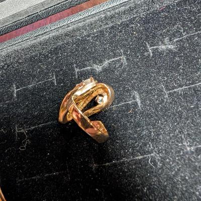Vintage 14K Diamond Cocktail Ring