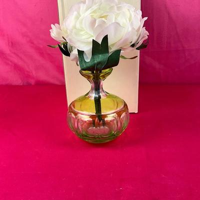 Lot A 506 Lenox Green Bohemian 5” Crystal Bud Vase NEW
