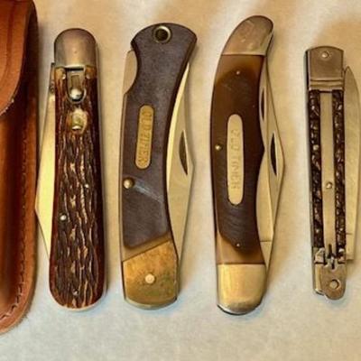 Lot Of Six Vintage Pocket Knives