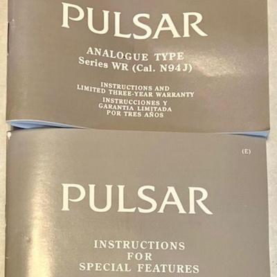 Pulsar By Seiko Chronograph Watch
