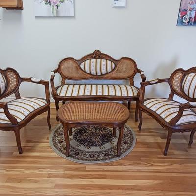 4 Piece Old French Sitting Room Set