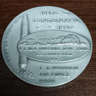 .999 PURE SILVER CHEYENNE WYOMING CENTENNIAL COIN
