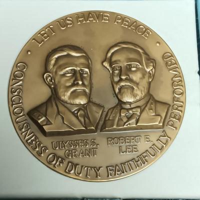 "LET US HAVE PEACE"SOLID BRONZE MEDAL