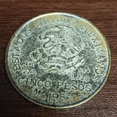 1953 & 1955 MEXICAN SILVER (.720) COINS