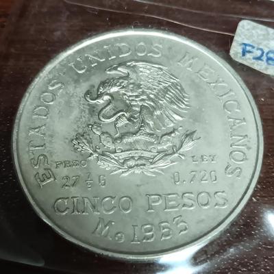 1953 & 1955 MEXICAN SILVER (.720) COINS