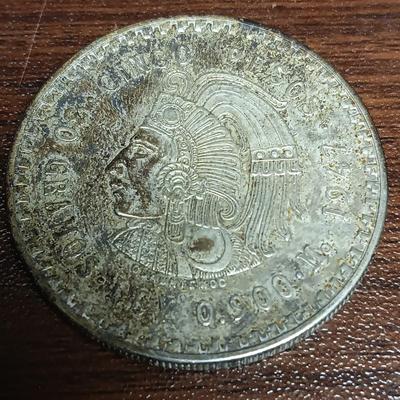 1947 CINCO PESOS .900 SILVER & 1992 MEXICO .999 PLATA PURA COIN