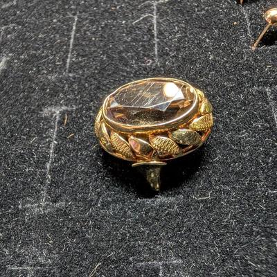 14K Brown Topaz Colored Ring