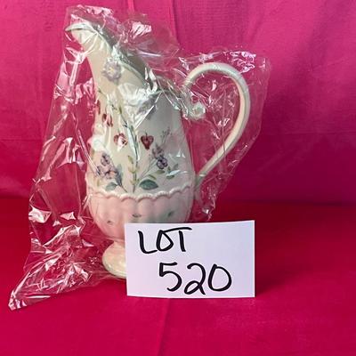 Lot A 520 Lenox RARE Spring Bouquet Pitcher NEW