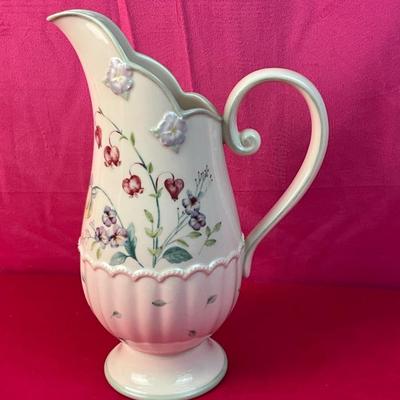 Lot A 520 Lenox RARE Spring Bouquet Pitcher NEW