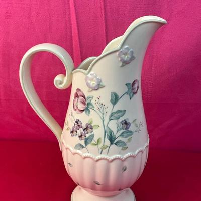 Lot A 520 Lenox RARE Spring Bouquet Pitcher NEW