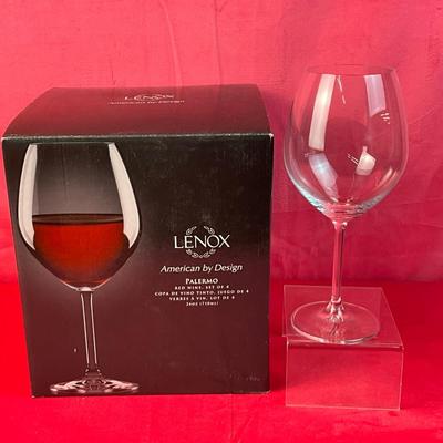 Lot A 521 Lenox Palermo Red Glasses Lot of 3