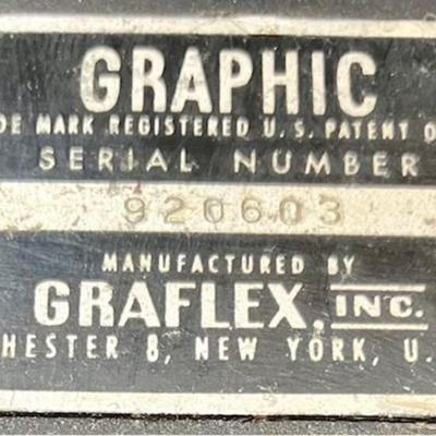 Graflex Speed Graphic Camera