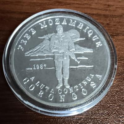 .999 SILVER FREE MOZAMBIQUE & AFGHANISTAN COINS