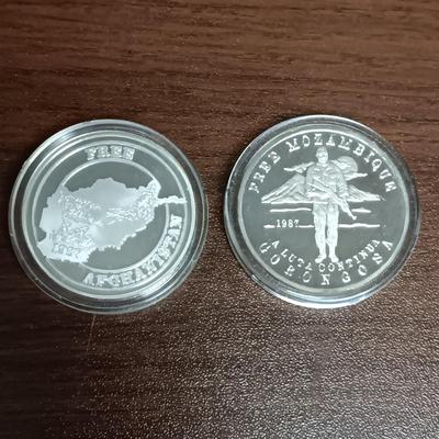 .999 SILVER FREE MOZAMBIQUE & AFGHANISTAN COINS
